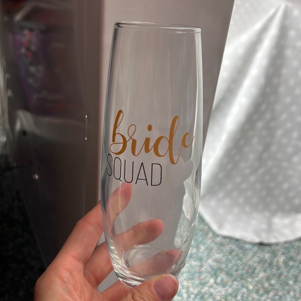 Bride Squad Glass